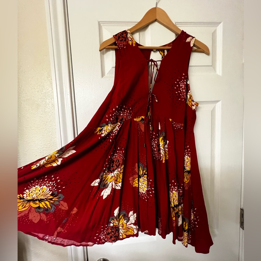 free people floral lovely day tunic